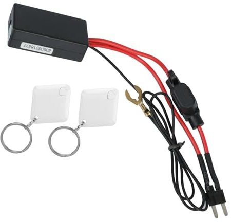 Sistema Alarma Antirrobo Coche Inmovilizador de Coche 12V RFID, Bloqueo Motor, Sistema aislador relé fusibles, Dispositivo antirrobo, Accesorios inalámbricos for vehículos y Motocicletas