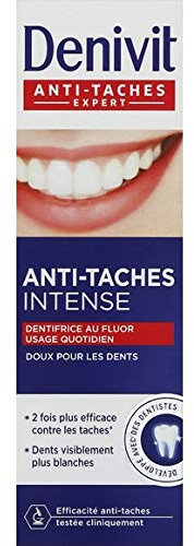 Denivit - Dentifrice Au Fluor Anti-Taches Intense - 50Ml - Lot De 4 - Livraison Rapide En France - Prix Par Lot