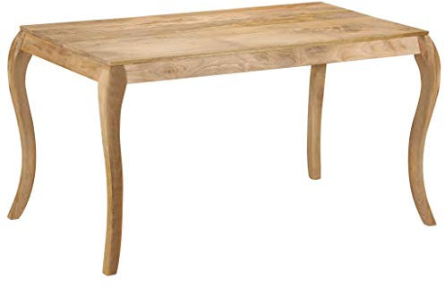 vidaXL Mangoholz Esstisch 135x75x76 cm Esszimmertisch Küchentisch Speisetisch