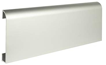 Fuchs Sockelleiste-Kabelkanal 20 Stück 2,5 m Länge 70 mm Höhe aus eloxierten Aluminium Silber Kabelkanal Kabelschacht Kabelbrücke zur Kabelführung