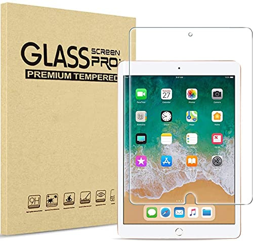Tasnme Protector de pantalla para iPad Air 2/iPad Air 1/iPad Pro 9.7 pulgadas película de vidrio templado fácil instalación iPad Air2 Air1 9H iPad 9.7 Protector de pantalla