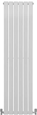 Radiatori Termosifoni in Acciaio Calorifero a Doppio Strato a Pannelli Piatti Riscaldamento Centralizzato Colonna Termosifone Orizzontale Radiatore a Parete - Bianco Lucido - 160 x 42 cm