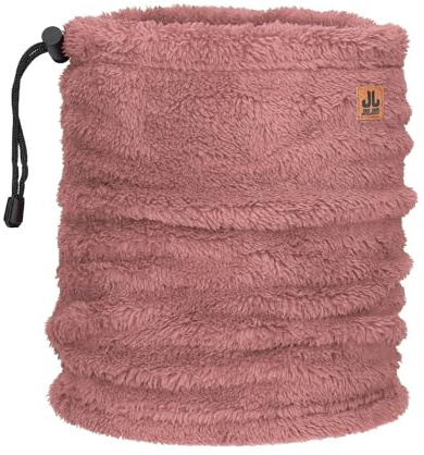 JAIL JAM Unisex Loop-Schal mit Kordel, Herren Schlauchschal Winter, Damen Halswärmer aus Teddy Fleece