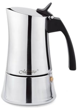 Feel Maestro Cafetière italienne MR-1668-6 Argenté Acier inoxydable 18/10 300 ml 6 tasses