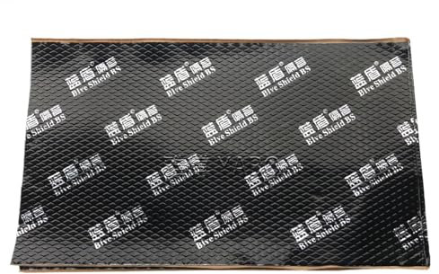 Tappetino isolante per auto, pannelli acustici, dimensioni 80 cm x 46 cm x 0,2 cm, pannelli fonoassorbenti per auto, isolamento acustico, piastre in gomma butilica, inodore, ecologico