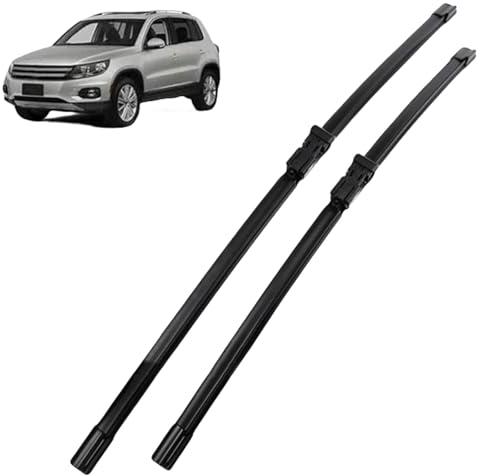 HSDPZQ Scheibenwischergummi, für VW Tiguan MK1 2007-2017 24''+21'' Wischergummi Scheibenwischer, Ersatz Gummi