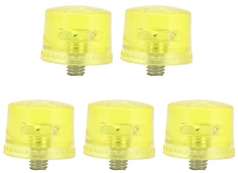Baxnore 5PCS Rubber Hammer Head, Non Slip Hammer Head Replacement, Plastic Hammer Replacement, Rubber Mallet Replacement Head for Door Window Equipment (Φ40mm)