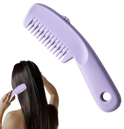 Peine de adelgazamiento de cabello, peine de corte de cabello Tijeras de | Bangs Trimmer, accesorios de estilo de mujeres portátiles para un aspecto