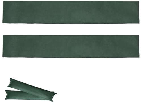 QWORK® 2 Pièces Sacs de Sable 150 cm, Activation de l'eau réutilisables barrière Contre Les inondations, pour Maison, Garage et sous-Sol