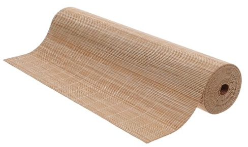 GALPADA Tapete De Bambú Natural De Mesa Rústico y Cortable Tapete De Té De Bambú para Cocina y Mesa De Comedor Decoración De Habitación y Protección contra Calor