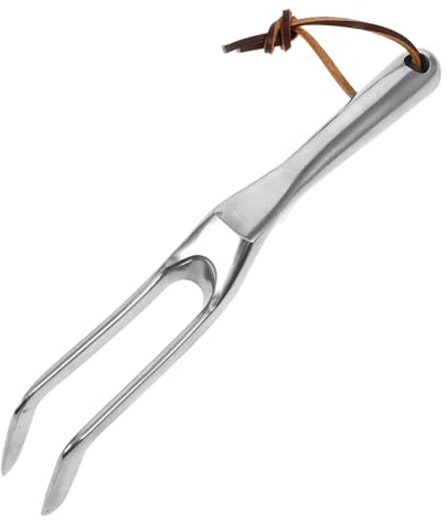 Angoily Petit Râteau de Jardin en Métal Robuste Râteau à Ameublir Le Sol Léger pour Jardinage Manuel Outils Jardinage Portable Petit Format Adapté au Jardin et Travaux Extérieurs