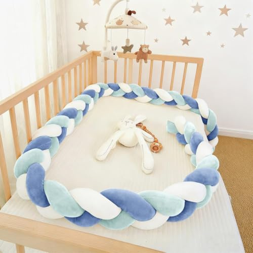 PTKG Deko Kuschelkissen DreisträNgig Geflochtene,PlüSchkissen Handgefertigt,PlüSchkissen Handgefertigt,Knotenkissen Baby,Geknotetes Kissen,Knoten-Ball-Kissen,Y24,500CM