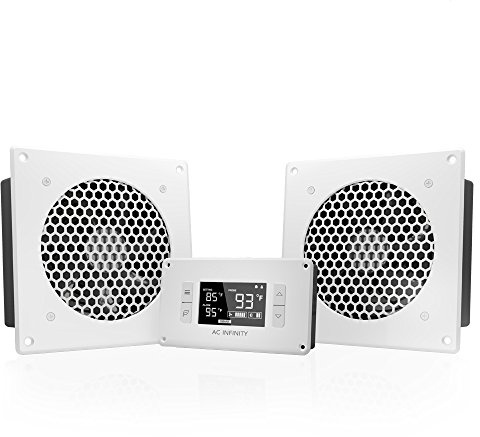 AC Infinity AIRPLATE T8 White, Quiet Cooling Dual-Fan System 6