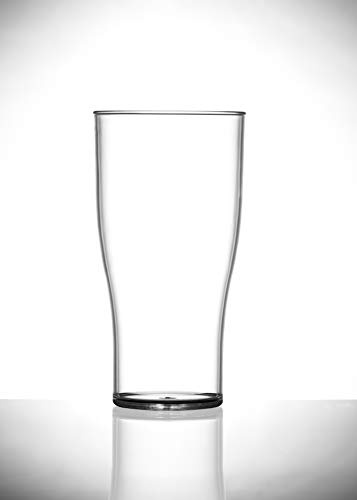 BBP Virtually Unbreakable Polycarbonate Beer Glass Elite 20oz Tulip Non NUC Pack of 4