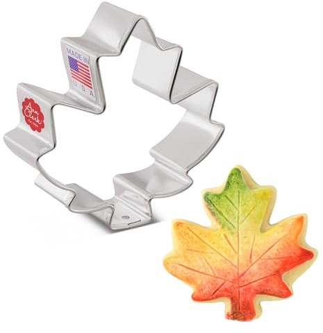 Keksausstecher Ahornblatt - 7 cm - Blatt Ausstechformen von Ann Clark USA