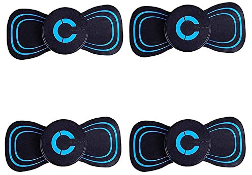 Tragbares Elektrisches Nackenmassagegerät Automatischer Massageverstärker Mini Nackenmassagegerät Mini Zervikal Massagegerät Lymphdrainage Massagegerät EMS Schulter Nackenmassage Pad Muskelstimulator
