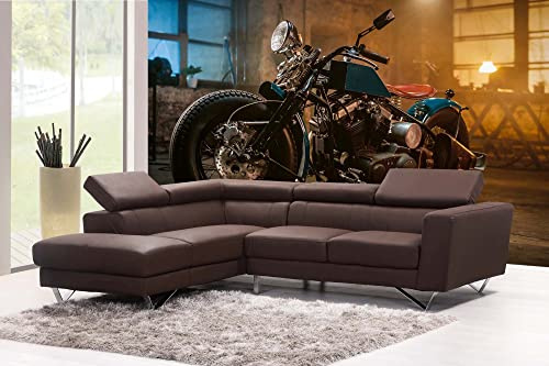 Vlies Fototapete BOBBER-MOTORRAD 375 x 250 cm (inkl. Kleister) - Vlies Tapete, Wandtapete, Wandbilder - Tapete für Wohnzimmer Schlafzimmer, Büro, Küche - Montagefertig