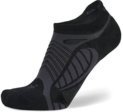 Balega Ultralight No Show Calze Da Corsa,Design Leggero Con Vestibilità Personalizzata,Piedi Asciutti E Freschi Con Filato Drynamix™ E Pannelli Di Ventilazione,Medium (EU 40-42.5),Nero