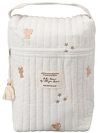 Wickeltasche, Reisewindeltasche, Multifunktionale Babytasche für Flaschentücher, Schnuller (Kleiner Bär)