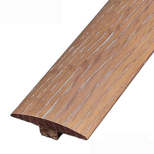 COKYIS Holz Bodenleiste Übergangsprofil Für Fliesen, Holzmaserung Bodenprofil Zierleiste Breite 4cm, T-Form Übergangsleiste Für Türschwelle Dekorieren (Color : D)