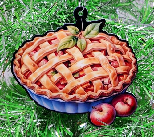 Apple Pie Christmas Ornament (A89)