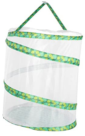 HEMOTON Jaula Plegable Para Mariposas Juego De Niños Al Aire Malla Colectora Jaula De Mariposas Transpirable Jaula De Insectos Plegable Receptor Dobladillo Tela De Poliéster Terrario