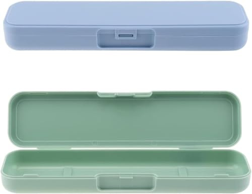Angaekkot 2pcs Tragbare Besteckbox,Aufbewahrungsbox für Geschirr,Reisebesteck Aufbewahrungsbox, Lunchtasche Besteckbox,Besteck Etui für Camping,Reiseutensilien