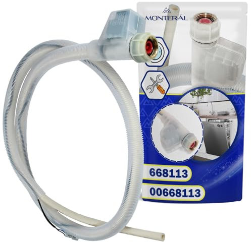 Manguera Lavavajillas Electrificada con Aquastop con Código Original 00668113 668113 para Siemens para Bosch para Balay para Constructa para Neff para Küppersbusch - Garantía de 10 Años - MONTERAL