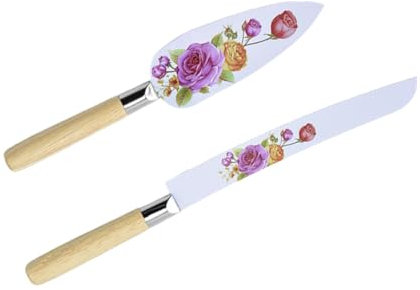Cabilock 1ensemble Couteau à Gâteau Acier Outil De Découpe De Gâteau Portable Et Pratique Pour Et