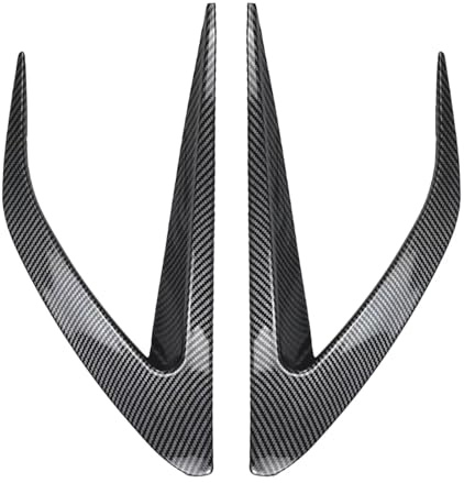 Frontspoiler Für Mazda Für MX-5 Für Miata ND 2016+ Karosserie-Kit Frontwindmesserspoiler Seitenflügelmesserspoilergrilländerung Frontspoiler Lippe(Front Carbon Black)