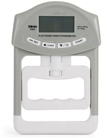 Misuratore di forza di presa dinamometro elettronico digitale for la misurazione della forza di presa della mano, cattura automatica della potenza di presa della mano, 200 libbre/90 kg Preciso ed effi