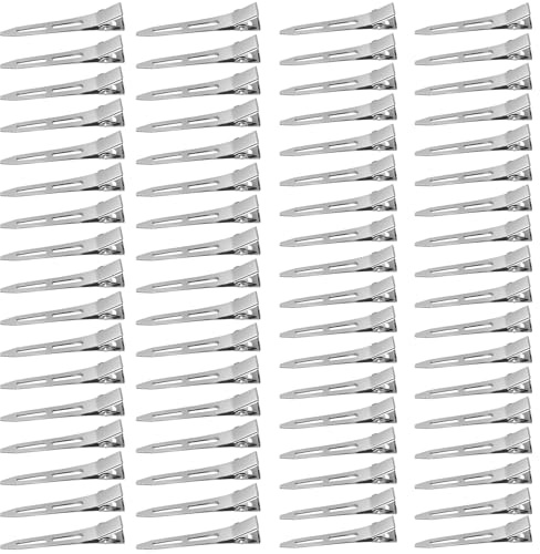 70 Stk EnteBill Haarspangen, Haarklemmen Damen, Haarclips Locken Fixieren, Haarklammern Friseurbedarf, Haarclips Friseur Klammern Haare, Duckbill Alligator Clips Hair Styling Clips für Haarstyling