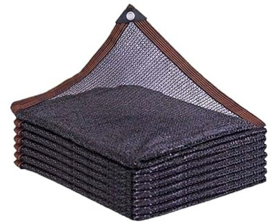 Vela Ombreggiante 3Pin Nero Parasole Rete Giardino Edifici Serra Pianta Riparo Sole Copertura Balcone Ombra Maglia Gazebo Ombreggiatura Tenda da(1x4m)