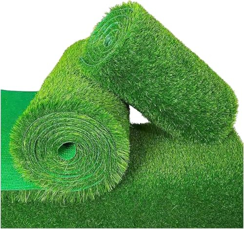 7UIYgtyO Tappeto erbato Sintetico Tappeto erboso Sintetico in Erba Artificiale, Tappetino da Prato Finto Spesso 3 cm for Giardino Esterno, Patio per l'outdoor(100x200cm)
