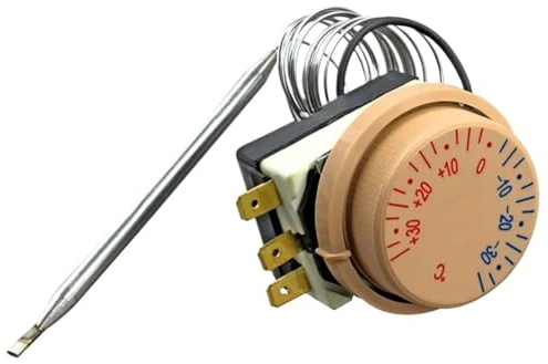 Kylskåpstermostat -30 ℃ mekanisk temperaturbrytare AC 250 V 16 A kylskåpstillbehör