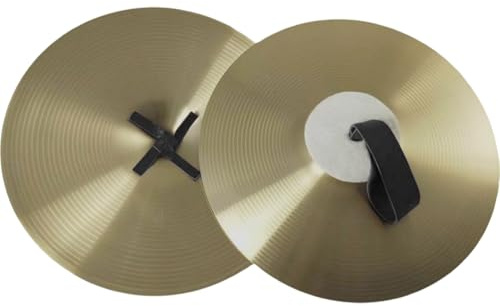 2 Teile/Satz Crash Becken Übung Hand Becken Legierung Musikinstrument Traditionellen Drum Set Für Anfänger Musikalische Leistung