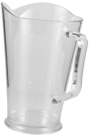 FUNOMOCYA Carafe Plastique Transparent Pichet De Service Pour Bière Eau Froide Et Boissons Pour Barbecues Et Événements Extérieur