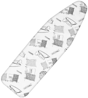 Funda De Recambio para Protección De Tabla De Planchar Cubierta Decorativa para Tabla De Planchar Permeable Ajustar La Capota De Planchado Planchado Rápido Tamaño Máximo 132×51cm(114x46cm)