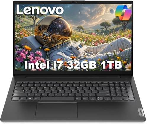 Lenovo Laptop Computer for Business & Student, 15.6 FHD, Intel 10-Core i7-240H (> Ultra 7 155U), 32GB DDR5, 1TB SSD, V Series Beat Ideapad, Webcam w/Shutter, Numeric Keypad, Win 11 Home w/Copilot