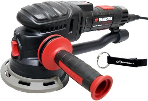HEADNMORE® Bundle - Parkside Performance® Ponceuse excentrique PPEXS 750 + porte-clés HEADNMORE®
