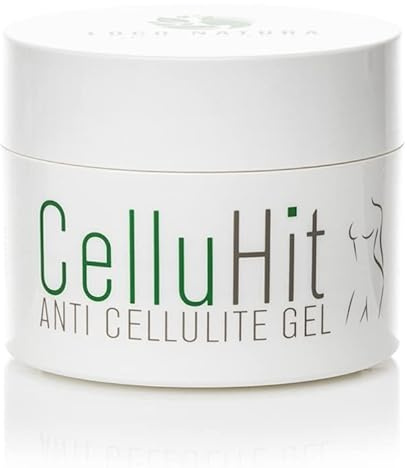 CelluHit - Hautstraffendes Anti-Cellulite Gel mit Aloe Vera, Hedera Helix & Koffein - 200ml - Sichtbare Ergebnisse in 28 Tagen - Natürliche Inhaltsstoffe - Feuchtigkeitsspendend & Straffend