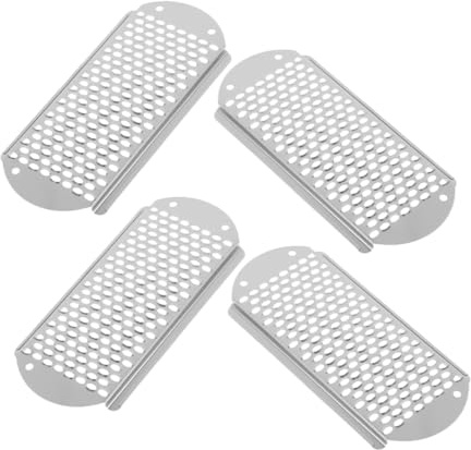 Ipetboom 4 Pezzi Lima per Piedi in Acciaio Resistente Strumento per Pedicure per Rimuovere Pelle Morta e Calli per Uso Domestico e Professionale