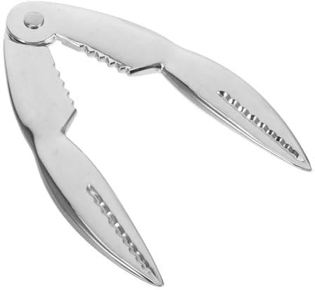 Healifty Pinzas de Aleación Resistentes para Cangrejo y Langosta Herramienta Multifunción para Mariscos y Secos Utensilio de Cocina Duradero y Fácil de Limpiar para Uso Doméstico y