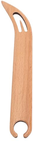 KIMISS Navette de Tissage Portable en Bois avec Surface Lisse pour Métiers à Tisser et de Table – Outil de Tissage Idéal pour les Projets de Broderie et de (Hêtre 2)