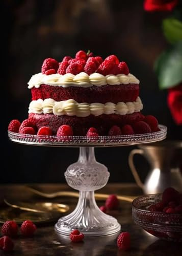 Yocheng Affiche sur toile représentant un gâteau au chocolat et aux fruits,idéale pour la décoration murale de pâtisseries,boulangeries et restaurants. 30x40cm sans cadre