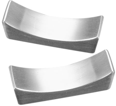 TOYANDONA Poggia Bacchette in Acciaio Inossidabile 304, Set 2 Pezzi, Forma Lingotto, Facile da Pulire, Leggero, per Decorazione Tavola da Pranzo