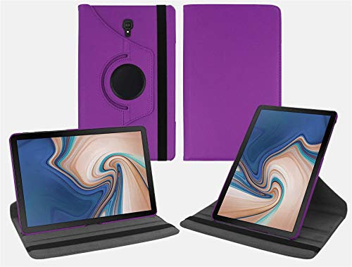 Gadget - Funda con Tapa para Samsung Galaxy Tab A de 10,5 Pulgadas (SM-T590 y SM-T595), rotación de 360 Grados, Color Negro