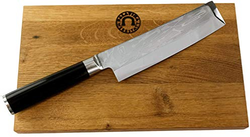 Kai Shun Pro SHO Angebotsset | VG-0007 ultrascharfes Nakiri/Usuba | 16,5 cm | + handgefertigtes Fassholzbrett 30x18 | VK: 245,- €