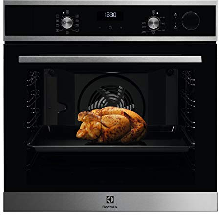 Horno eléctrico empotrado 25% vapor -Calor giratorio pulsado ELECTROLUX EOC5H40X Serie 700 PRO SteamCrisp - Acero inoxidable-72L