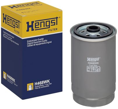 HENGST - Kraftstofffilter H468WK - Hochwertiger Kraftstoff-Anschraubfilter für KFZ - Entfernt Staub und Schmutz aus Otto- oder Dieselmotoren - Schützt das Einspritzsystem | Kompatibel mit: HYUNDAI GRAND SANTA FÉ, i30, i30 Coupe, i30 Kombi, i40 I, i40 I CW, SANTA FÉ III, SANTA FÉ III Kasten/SUV